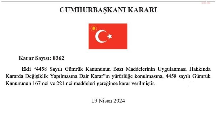 Cumhurbaşkanı Kararı ile her bir yolcu için kıymeti 150 avroyu