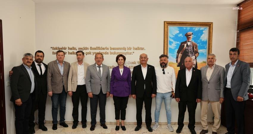 Alpu Belediye Başkanı Gürbüz Güller, meclis üyeleri ve beraberindeki heyet,