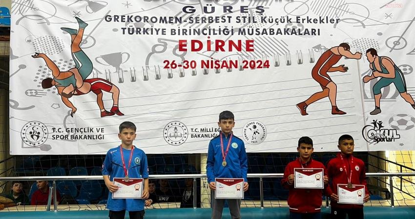 Okullar Arası Küçükler Serbest Güreş Türkiye Şampiyonası’nda, Taşova Belediyesi Spor