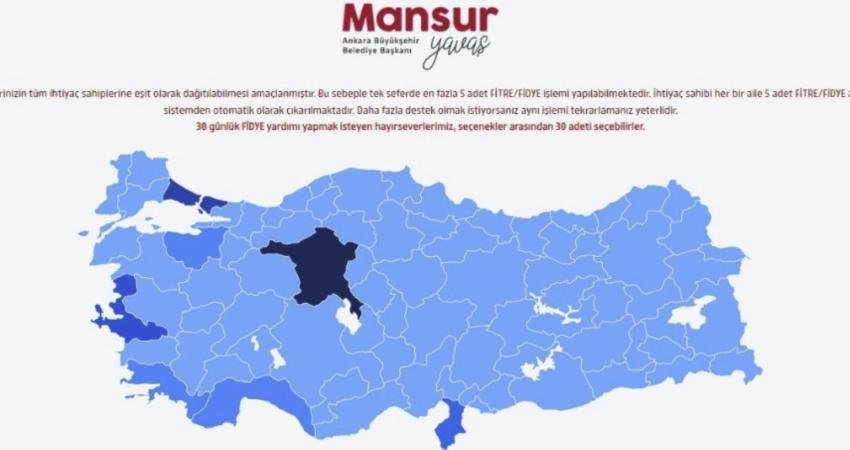 Ankara Büyükşehir Belediyesi’nden Dayanışma Örneği: “Fitre Ver” Kampanyası ile 24 Bin 200 Aileye Ulaşıldı Ankara Büyükşehir Belediyesi (ABB), “Fitre Ver” ve “Fidye Ver” kampanyasıyla,