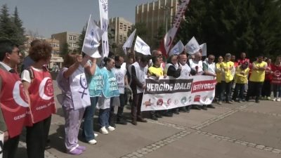 Ankara’da sağlık emek-meslek örgütleri, “vergide adalet” talebiyle açıklama yaptı. Açıklamada,