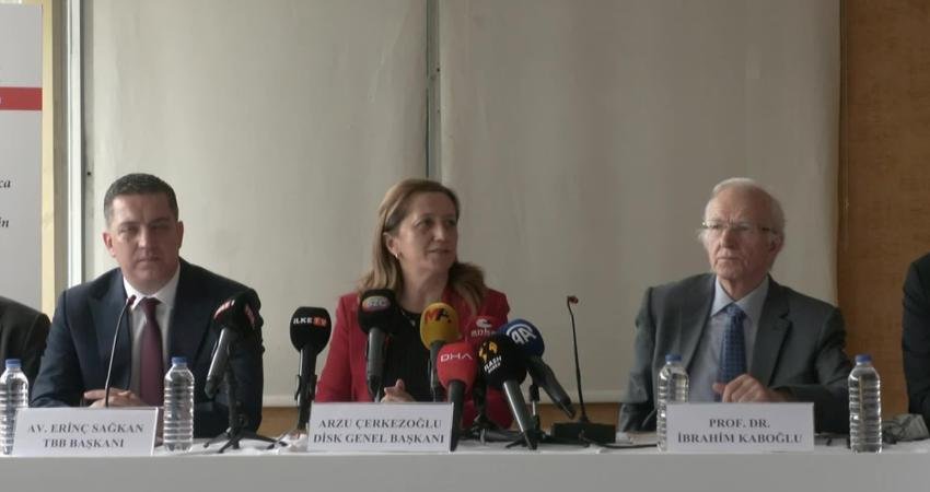 Devrimci İşçi Sendikaları Konfederasyonu (DİSK) Genel Başkanı Arzu Çerkezoğlu, 1