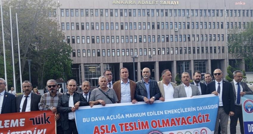 Birleşik Kamu-İş Konfederasyonu’nun 9 Haziran 2022’de açıklanan enflasyon oranlarını protesto