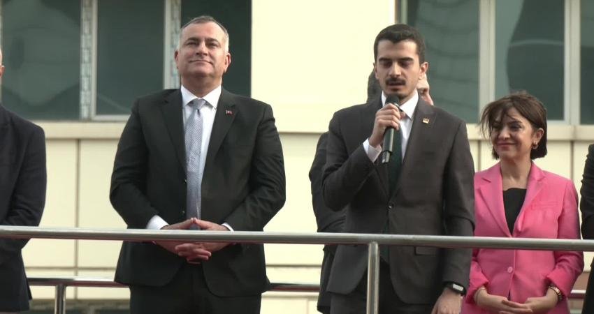 Çankaya Belediye Başkanı Hüseyin Can Güner, mazbata töreninin ardından belediye