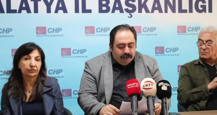 CHP Malatya İl Başkanı Barış Yıldız,  eski ve yeni
