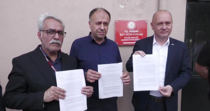 CHP Pendik Belediye Başkan adayı Tarık Balyalı, İlçe Seçim Kurulu’na