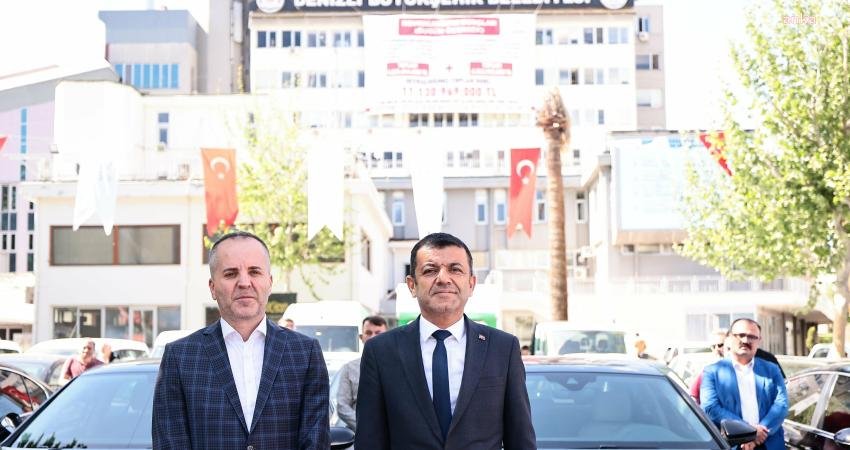Denizli Büyükşehir Belediyesi’nin ihtiyaç fazlası 45 adet kiralık aracı meydanda