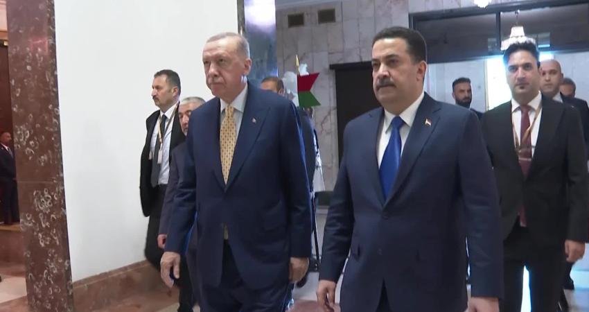 Cumhurbaşkanı Recep Tayyip Erdoğan, Bağdat’ta, Irak Başbakanı Muhammed Şiya es-Sudani