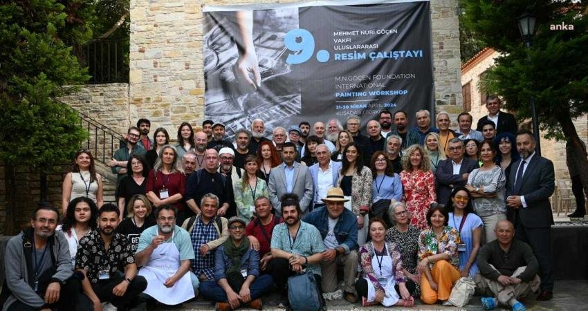 Kuşadası’nda dünyanın farklı ülkelerinden ressamların katılım sağladığı ‘Mehmet Nuri Göçen