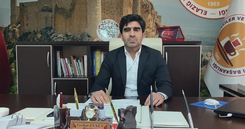 Elazığ Kahveciler ve Kıraathaneciler Odası Başkanı Ferhat Evsen Bağ-Kur’lu esnafa