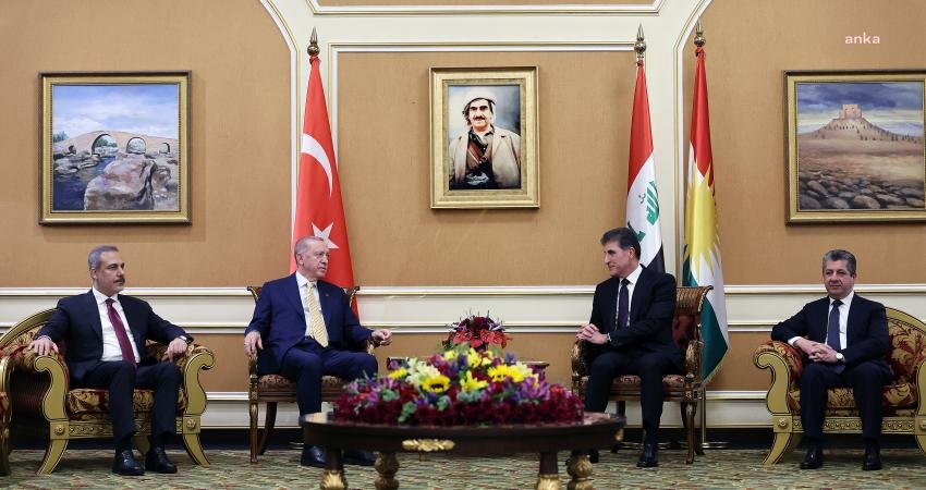 Cumhurbaşkanı Recep Tayyip Erdoğan, Erbil’de Irak Kürt Bölgesel Yönetimi (IKBY)