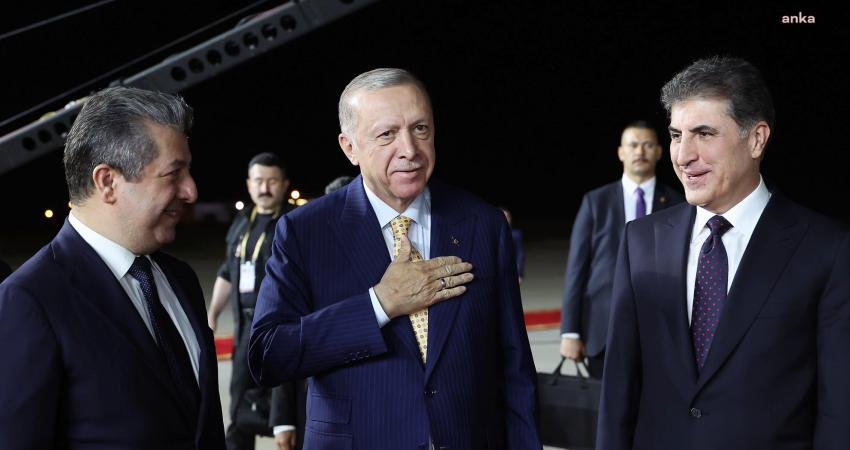 Cumhurbaşkanı Recep Tayyip Erdoğan, Erbil’de Irak Kürt Bölgesel Yönetimi (IKBY)