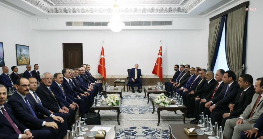 Cumhurbaşkanı Recep Tayyip Erdoğan, Bağdat’ta Irak Sünni toplumu temsilcilerini kabul