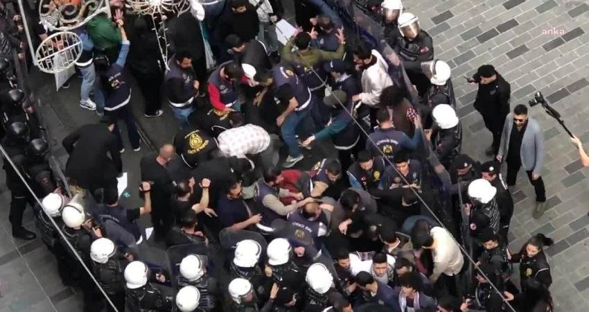 ANKA muhabirine bilgi veren İstanbul Emniyet Müdürlüğü yetkilileri dün İstiklal