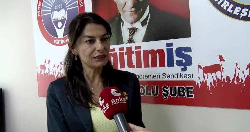 Eğitim İş İzmir 3 Nolu Şube Başkanı Sevda Ketenci, Cumhurbaşkanı