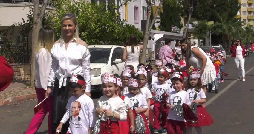 Konyaaltı Belediyesi kreşlerinde 23 Nisan Ulusal Egemenlik ve Çocuk Bayramı