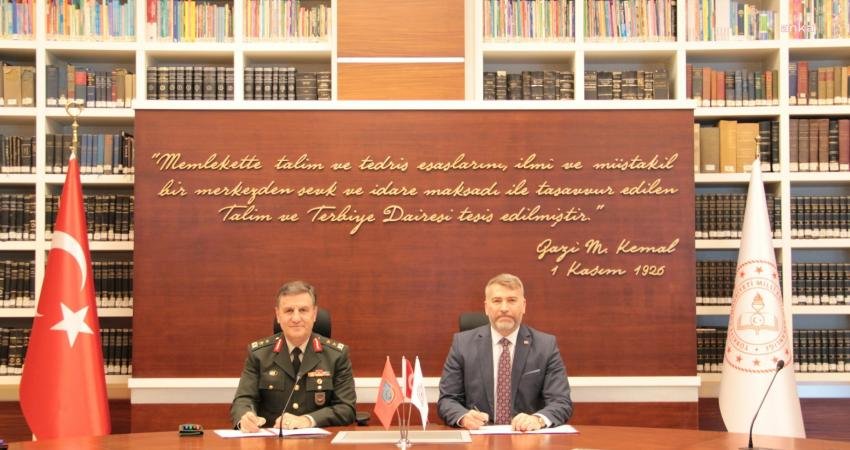 MEB ile MSB Protokol İmzaladı: Ders Kitaplarındaki Haritalar Milli Menfatlere Uygun Olacak Milli Eğitim Bakanlığı ile Milli Savunma Bakanlığı, ders kitaplarındaki ve