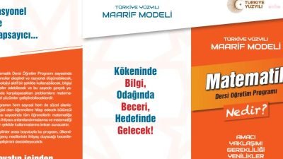 Milli Eğitim Bakanlığı, ilkokul, ortaokul ve lisede okutulacak matematik dersi