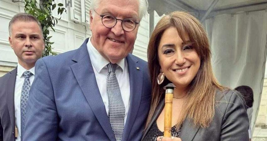 (İSTANBUL) Almanya Cumhurbaşkanı Steinmeier’in İstanbul Tarabya’da verdiği davette ney &ccedil;alan