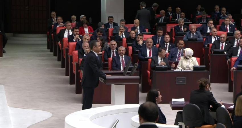 (ANKARA) – CHP Genel Başkanı &Ouml;zg&uuml;r &Ouml;zel, TBMM Genel Kurulu