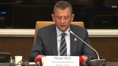 CHP Genel Başkanı Özgür Özel, Strazburg’da Avrupa Konseyi Parlamenterler Meclisi
