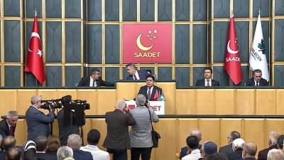 (ANKARA)-Saadet Partisi Grup Başkanvekili B&uuml;lent Kaya, Saadet-Gelecek Partisi ortak grup