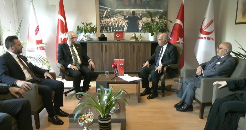 Saadet Partisi’nin Yeniden Refah Partisi’ne (YRP) bayram ziyaretinde İsrail’le ticaret
