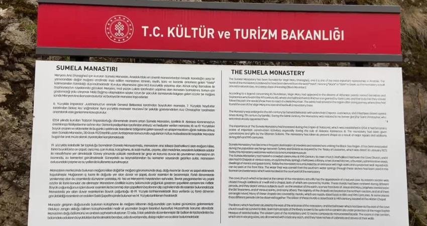ESRA NUR PERVAN D&uuml;nyanın &ouml;nemli inan&ccedil; merkezlerinden olan S&uuml;mela Manastırı&rsquo;nda