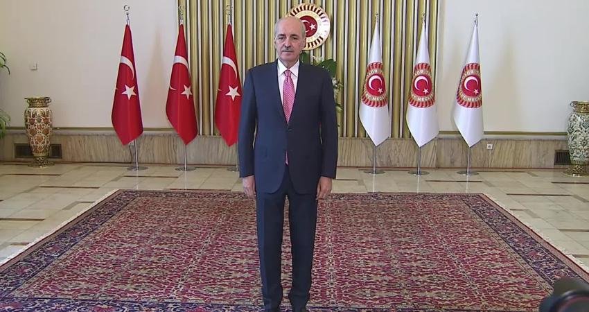 (ANKARA) TBMM Başkanı Numan Kurtulmuş, TBMM’nin a&ccedil;ılışının 104. yılı ve
