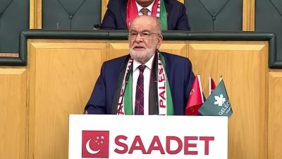 Saadet Partisi Genel Başkanı Temel Karamollaoğlu, Saadet-Gelecek Partisi ortak grup