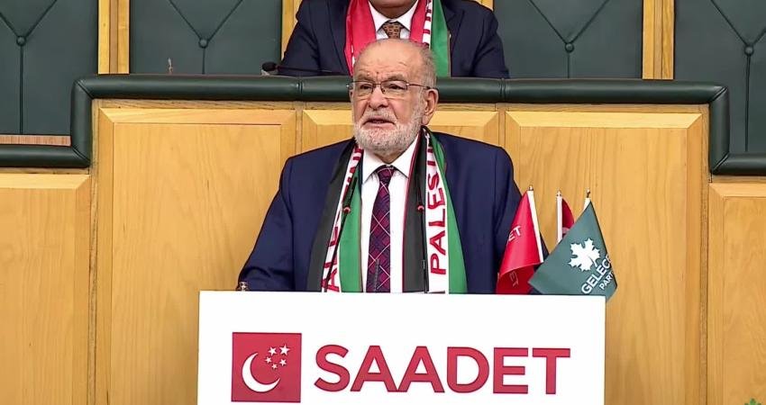Saadet Partisi Genel Başkanı Temel Karamollaoğlu, Saadet-Gelecek Partisi ortak grup