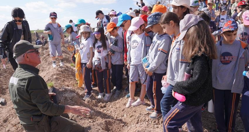 Tepebaşı Belediyesi’nin de paydaşı olduğu Eko Okullar Projesi’ni uygulayan okullardan