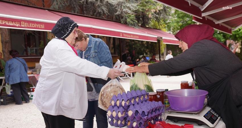 Tepebaşı Belediyesi’nin yerel üretime ve kadınlara verdiği destekler doğrultusunda hizmete