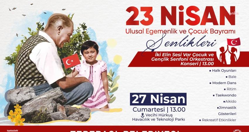 Tepebaşı’nda Ulusal Egemenlik ve Çocuk Bayramı Etkinlikleri Tepebaşı Belediyesi, 27 Nisan Cumartesi günü düzenleyeceği çeşitli etkinliklerle, 23