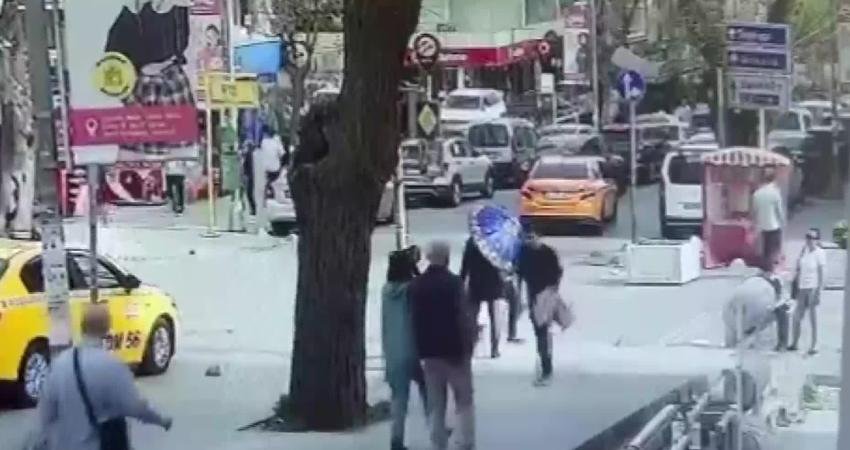İstanbul G&uuml;ng&ouml;ren’de 2 Nisan’da bir taksici ve yaya arasında &ccedil;ıkan
