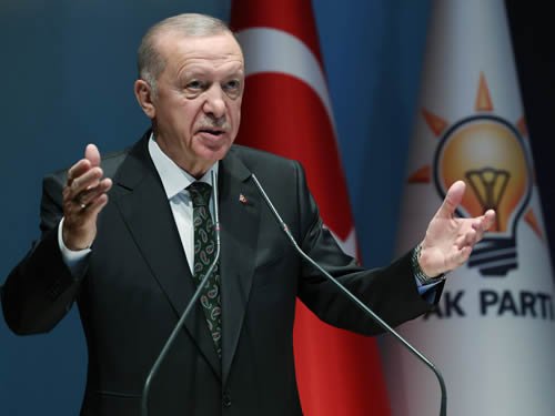 Cumhurbaşkanı ve AKP Genel Başkanı Recep Tayyip Erdoğan, partisinin 2024