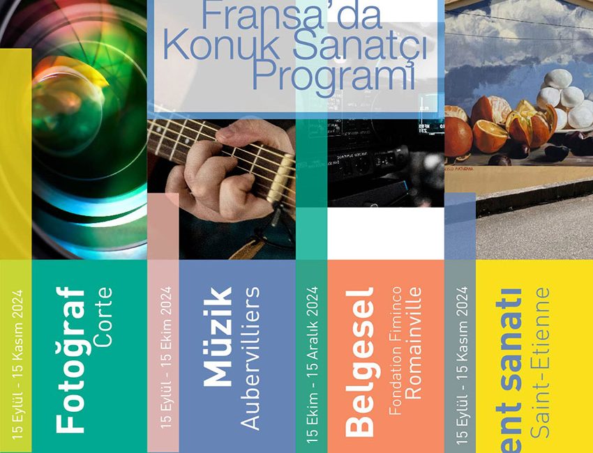 Institut français Türkiye, Türk sanatçılar için geliştirdiği Fransa’da konuk sanatçı