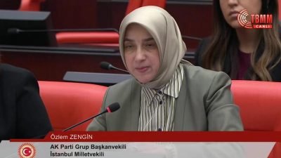 AKP Grup Başkanvekili Özlem Zengin TBMM Genel Kurulu’nda Cumartesi Anneleri’nin