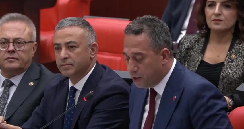 CHP Grup Başkanvekili Ali Mahir Başarır, TBMM Genel Kurulu'nda; Osman