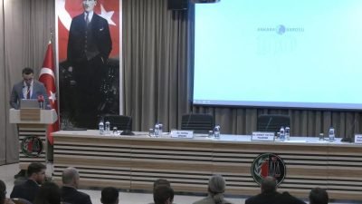 Ankara Barosu'nun Galatasaraylı Hukukçular Derneği ile birlikte düzenlediği Spor Hukuku
