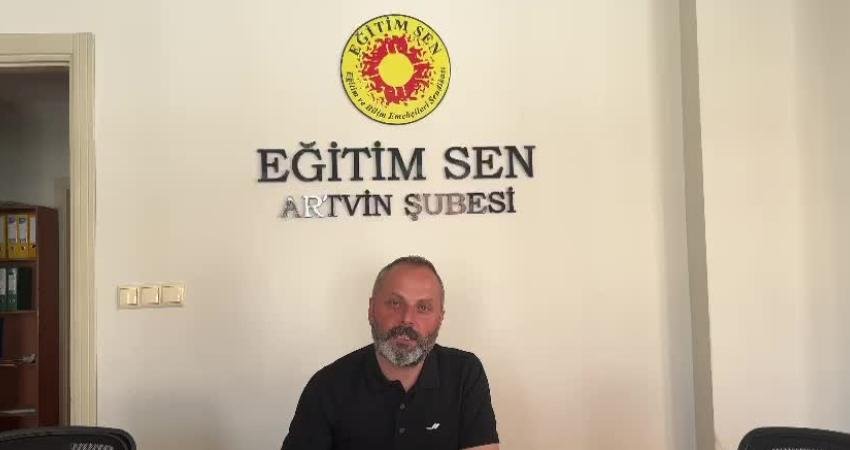 Artvin Eğitim-Sen Şube Yöneticisi Çağatay Erol, 19 Mayıs Atatürk'ü Anma,
