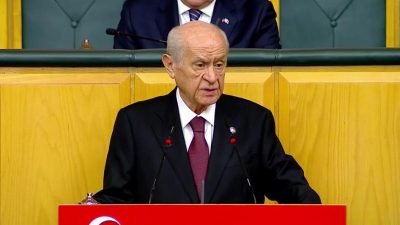 MHP Genel Başkanı Devlet Bahçeli, eski Ülkü Ocakları Başkanı Sinan