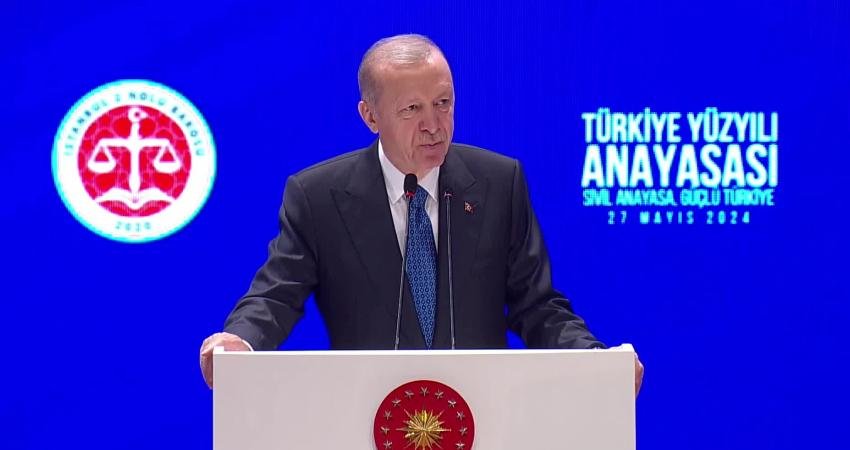 Cumhurbaşkanı Recep Tayyip Erdoğan, Sivil Anayasa Güçlü Türkiye sempozyumunda yaptığı
