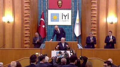 İYİ Parti Genel Başkanı Müsavat Dervişoğlu,  Cumhurbaşkanı Recep Tayyip