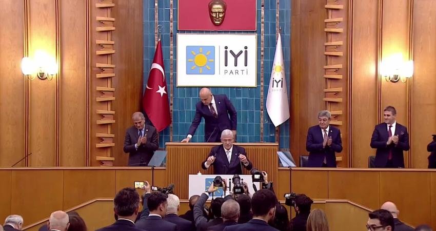 İYİ Parti Genel Başkanı Müsavat Dervişoğlu,  Cumhurbaşkanı Recep Tayyip