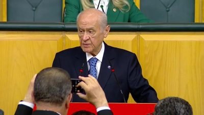 MHP Genel Başkanı Devlet Bahçeli, TBMM'deki grup toplantısında; Ayhan Bora