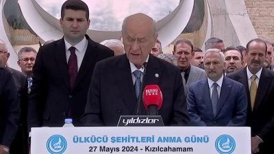 MHP Genel Başkanı Devlet Bahçeli, Ülkücü Şehitler Anıtı ziyaretinde; “Gazete