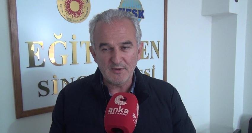 Eğitim Sen Sinop Şube Başkanı Muza Uzun, yeni eğitim müfredatıyla