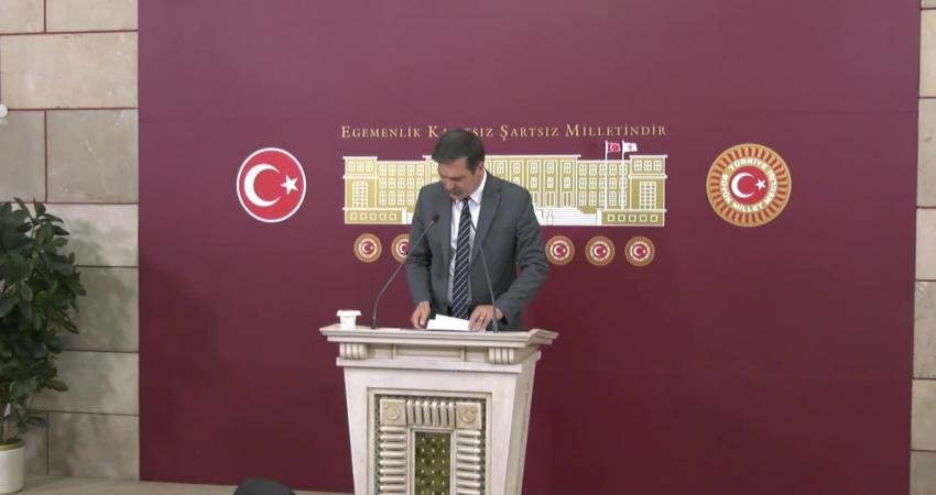 TİP Genel Başkanı Erkan Baş, TBMM’de; "Meclis'te onaylanan 2024 bütçesine