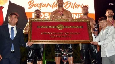 Muğla’nın Fethiye ilçesinde düzenlenen ‘2. Mustafa Kiremitli Yağlı Güreşleri’ni, Manavgat